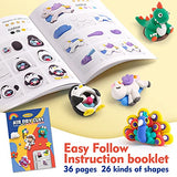 Drama Planet Air Dry Clay Kit for Kids, Create Your Own Refrigerator Magnets with Modeling Clay, Art Activity Set, Craft Project Gifts for Boys & Drama Planet