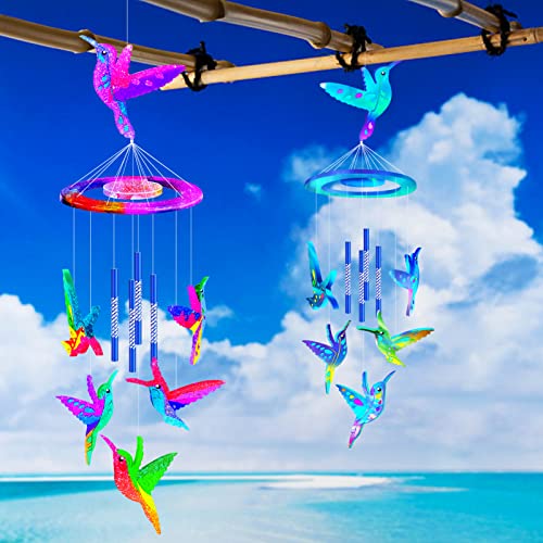 Mity rain Wind Chimes Resin Molds Silicone Kit Bundle, Hummingbird Shape Wind Chimes Molds for Epoxy Resin, Jewelry Resin Casting Molds Wind Bell Mity rain