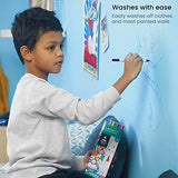 ARTEZA Kids Dual Tip Washable Markers, 24 Bright Colors, Marker Pens with Ultra Fine and Brush Tip, School Supplies for Kids Ages 3 and Up ARTEZA