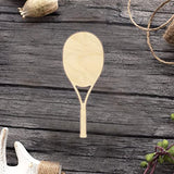 Tennis Racket Wood Craft Unfinished Wooden Cutout Art DIY Wooden Signs Inspirational Wall Plaque Farmhouse Wood Hanging Wall Art Decor for Grandpa Arupkeer