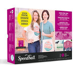 Speedball Deluxe Screen Printing Craft Vinyl Kit - Use with Cutting Machine to Print T-Shirts and Home Decor Speedball