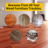 PIPIHUA Beeswax Furniture Wood Polish & Conditioner-Wood Seasoning Beeswax Oil for Wood Cleaner and Polish Furniture Restore A Finish, 16.93 Fl Oz PIPIHUA