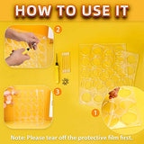 Vinyl Roll Storage 40-Holes Vinyl Storage Rack for Craft Room Vinyl Roll Holder for up to 40 Vinyl Rolls, Acrylic Material (2-Pack) volepet