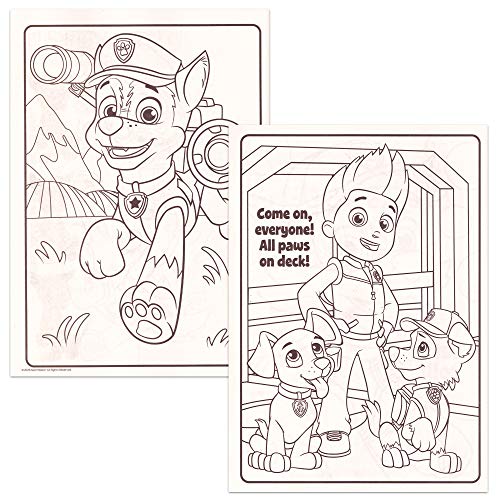 Paw Patrol Coloring and Activity Kit - Bundle with Paw Patrol Coloring Book, Stickers, Paint, Activities, and More | Paw Patrol Art Set for Kids, - WoodArtSupply