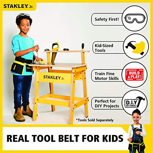 Stanley Jr. - Tool Belt, Tools Ages 5+ (T010M-Sy), Mixed STANLEY Jr.