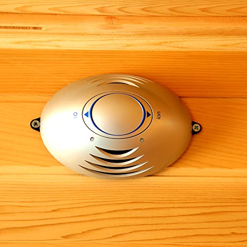 Radiant Saunas BSA1315 Cedar Elite 3-4 Person Infrared Sauna with 9 Carbon Heaters, Wood Blue Wave