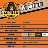 Gorilla All Purpose Wood Filler, 6oz Tube, Golden Oak (Pack of 1) Gorilla