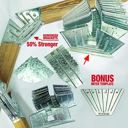 EZBUILDER 50 Structurally Stronger Truss Design Easy Shed Kit Builds 6in–14in Widths Any Length Storage Barn Garage Playhouse Framing 2x4 Basic Roof EZBUILDER