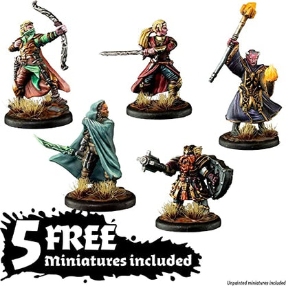 The Army Painter - DnD Miniatures Paint Set Gamemaster Character - Precise Detail Hobby Brush, 20 Warpaint 19x12ml, 12ml Brush-on Primer, 5 28mm - WoodArtSupply