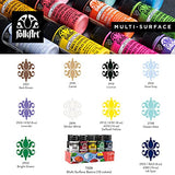 FolkArt Color, 10 Bottle Multi-Surface Acrylic Paint Set, 2oz, Basics FolkArt