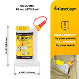 FastCap 16oz Glue Bottle, with 2-Chamber No-Drip System. Each Bottle Comes with 2 Replaceable Tips. FastCap