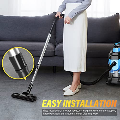 MEANLIN 6 Pieces Universal Vacuum Hose Adapter Kit, 1-3/8" to 1-1/4", 2-1/2" to 1-1/4", 1-1/4" to 1-3/8" to 1-1/2", Plastic Vacuum Hose Connector MEANLIN