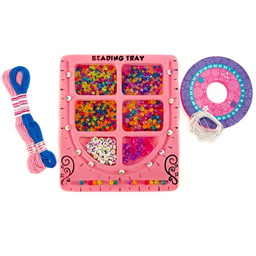 Just My Style My Very Own Jewelry Studio, Personalized Bracelet Making Kit With 1700+ Beads, Bead Kit Great for On-The-Go, Travel DIY Custom