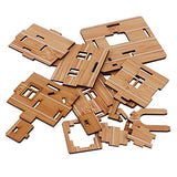 ZOSEN 3D Wooden Puzzle, Mini DIY Model House Kit Educational Toys Jigsaw Puzzles Gift for Children and Adult ZOSEN