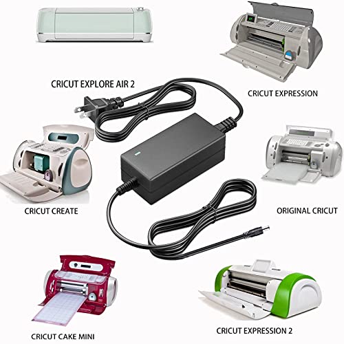 Power Cord Replacement 18V 3A DCCharger Compatible with Cricut Cutting Machine Explore Air 2/Maker/Explore/Explore Air/Explore - WoodArtSupply