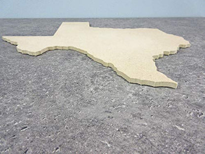 Big Texas State Cutout - 3 Pack - 1/4'' MDF - WoodArtSupply