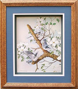 DSC White Breasted Nuthatches Birds Paper Tole 3D Decoupage Craft Kit Size 8x10 inches 56189 (The Additional Pictures Show Examples of This Craft Kit DSC