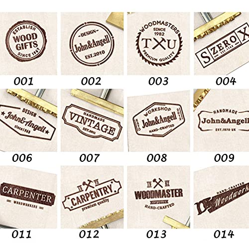 Custom Electric Branding Iron for Wood and Leather - Personalised Stamp Gift for Craftsmen Arokimi