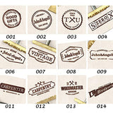 Custom Electric Branding Iron for Wood and Leather - Personalised Stamp Gift for Craftsmen Arokimi