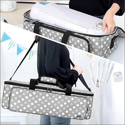 LUXJA Carrying Bag Compatible with Cricut Die-Cutting Machine and Supplies, Tote Bag Compatible with Cricut Explore Air (Air2) and Maker (Bag Only, LUXJA