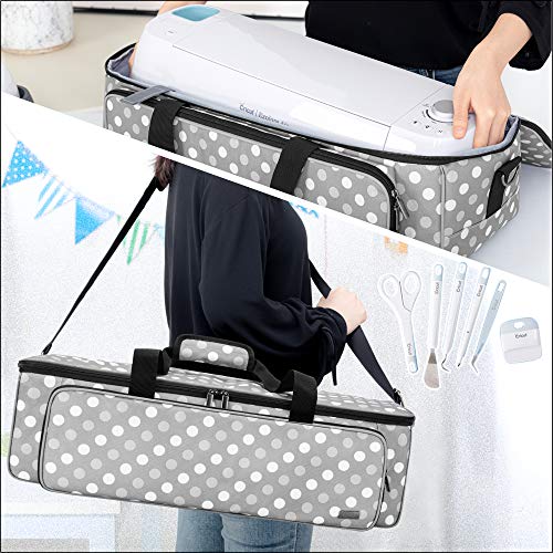 LUXJA Carrying Bag Compatible with Cricut Die-Cutting Machine and Supplies, Tote  Bag Compatible with Cricut Explore Air (Air2) and Maker (Bag Only, Patent  Design), Gray