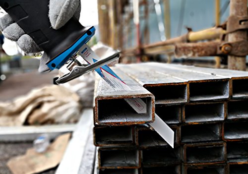 EZARC Reciprocating Saw Blade Bi-Metal Cobalt Sabre Saw Blades for Metal Cutting 9-Inch 14TPI R922PM (5-Pack) EZARC