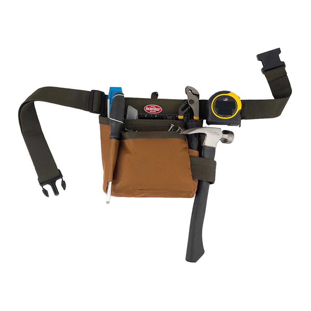 Bucket Boss - Handyman’s Holster, Tool Belts - Original Series (50300), Brown Bucket Boss