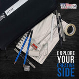 U.S. Art Supply 54-Piece Drawing & Sketching Art Set with 4 Sketch Pads (242 Paper Sheets) -Ultimate Artist Kit, Graphite and Charcoal Pencils & U.S. Art Supply