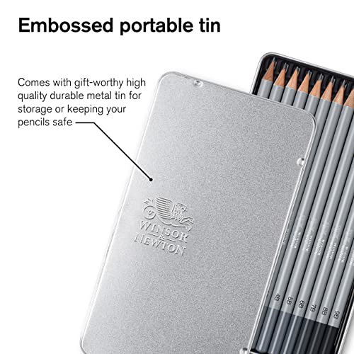 Winsor & Newton Studio Collection Artist Pencils, Graphite Pencils, Set of 12 Winsor & Newton