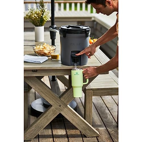 Stanley Quencher H2.0 FlowState Stainless Steel Vacuum Insulated Tumbler with Lid and Straw for Water, Iced Tea or Coffee, Smoothie and More, Citron, STANLEY