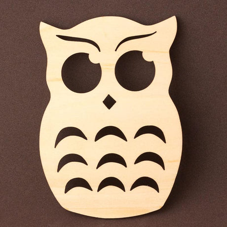 Factory Direct Craft Pack of 24 Unfinished Wood Owl Cutouts - Thanksgiving Halloween Owl Wooden Shapes for Fall Crafts and Autumn Decorations - Made Factory Direct Craft