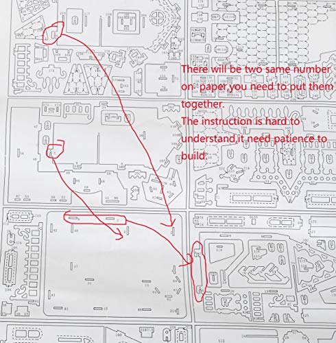 NWFashion Wooden Dream Dollhouse DIY Kits 3D Puzzle for Christmas Party Halloween House (Dream House) NWFashion