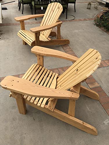 ROCKLER Adirondack Chair Plans with Templates – Easy-to-Build Classic Wooden Adirondack Chair - Wood Adirondack Chair Includes Step-by-Step ROCKLER
