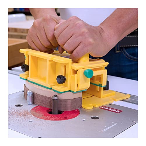 MICROJIG GRR-RIPPER GR-200 Advanced Adjustable Table Saw Pushblock, 2-Pack, Yellow MICRO JIG