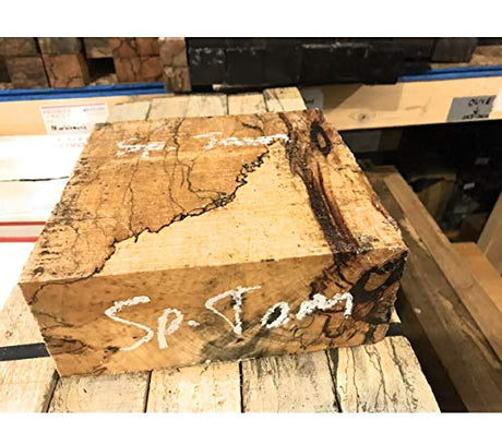 Spalted Tamarind 8x8x3 Hardwood Bowl Blank Woodturning Lumber Globalwoods