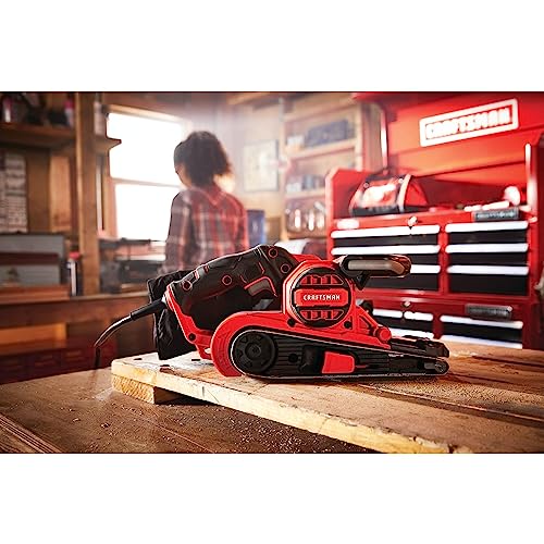 CRAFTSMAN Belt Sander, 3 inch x 21-inch, 7 Amp, Corded (CMEW213) Craftsman