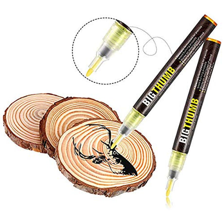 XISAOK Wood Burning Pen Scorch Burned Marker Pyrography Pens for DIY Projects Fine Tip Tool XISAOK