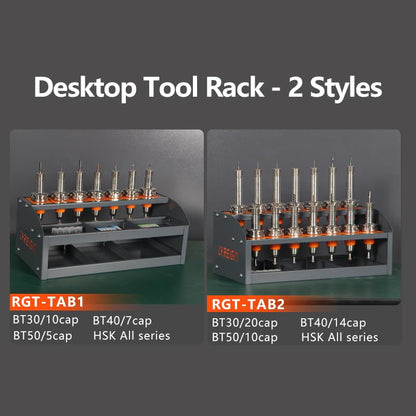 LYREIGN CNC Tool Rack CNC 40 Taper Tool Rack Small Arbitrary Position Tool Rack CNC Tool Storage Rack Placed on The Desktop CAT40-14CAP
