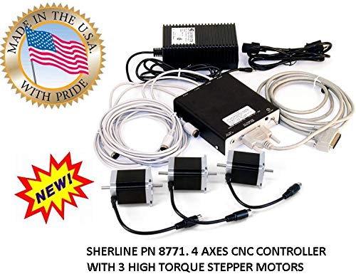 Sherline Turnkey Complete CNC Unit for CNC Ready Mills Computerized Sherline CNC control (Windows OS)