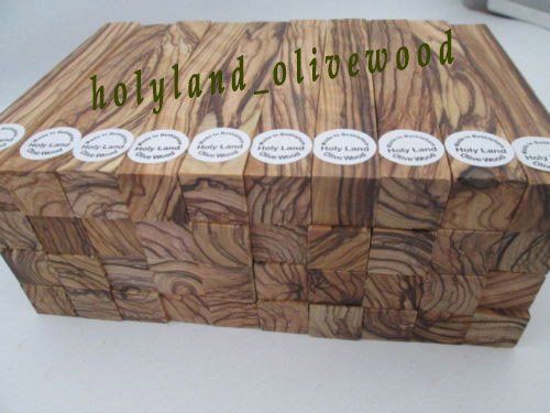 20 ~ Dark Grains Around ~4 Sides~ Extremely Figured Bethlehem Olive Wood Pen Blanks Trees Of The Land