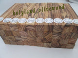 20 ~ Dark Grains Around ~4 Sides~ Extremely Figured Bethlehem Olive Wood Pen Blanks Trees Of The Land