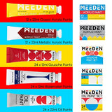 MEEDEN 149PCS Art Supplies with French Easel, All-in-one Painting Set for Artists MEEDEN