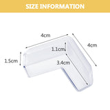 8 Pack Corner Protector for Baby, Clear Furniture Corner Guard & Edge Safety Bumpers for Table Edges & Sharp Corners - Baby Proofing (L Shape) AIXMEET