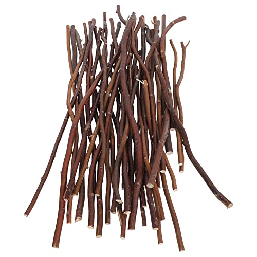 Didiseaon Handmade DIY Forest Branch Natural Twig DIY Decors, Sticks for Crafting Twigs, Natural Tree Bark Rustic Home Decor (40pcs) Didiseaon