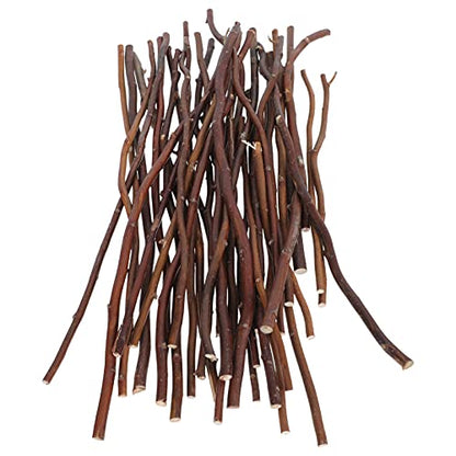 Didiseaon Handmade DIY Forest Branch Natural Twig DIY Decors, Sticks for Crafting Twigs, Natural Tree Bark Rustic Home Decor (40pcs)