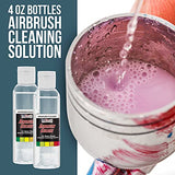 Airbrush Cleaning Kit with Airbursh Cleaning Solution, Cleaning Pot, and Cleaning Tools Master Airbrush