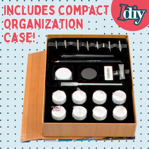 Sculpt Pro Premium Art Drawing Set-24 pc Manga Anime Animation Sketch & Comic Cartoon Tools Kit w Ink, Watercolors, Knives, Pen, Nibs, Eraser, and Sculpt Pro