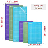 VIKDOOK Cutting Mat for Cricut Joy 4.5” X12” 4.5”X6.5” Variety Grip Sticky Cutting Mat Pack Blue Light Grip Green Standard Grip Purple Strong Grip 6 VIKDOOK