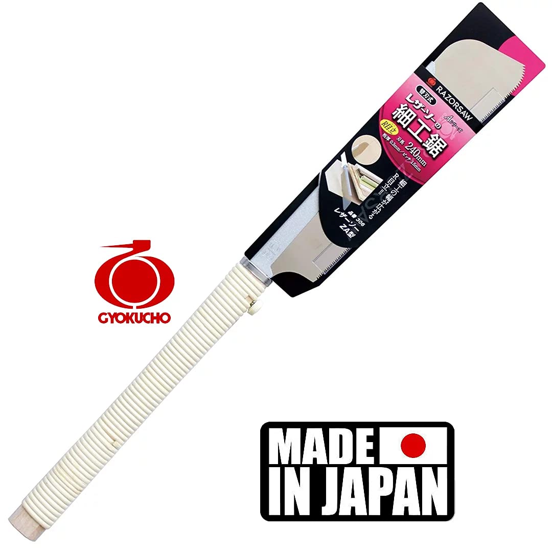 Gyokuch Razorsaw Dozuki Saw 240mm No. 306 with Replaceable Blade GYOKUCHO