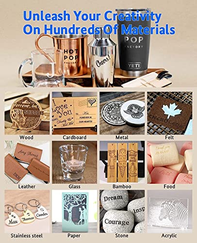 S10 Pro 50W Laser Engraving Machine for ATOMSTACK Laser Engraver,10W Output Power Laser Cutter Support LightBurn, High Accuracy DIY Laser Engraver aliencell